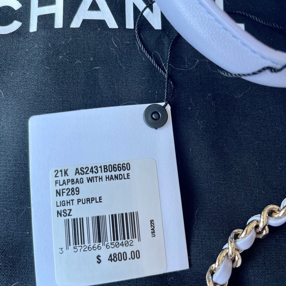 Chanel Mini Flap with top handle. - Picture 11 of 16